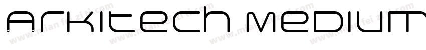 Arkitech Medium字体转换